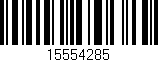Código de barras (EAN, GTIN, SKU, ISBN): '15554285'