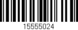 Código de barras (EAN, GTIN, SKU, ISBN): '15555024'