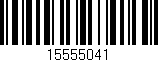 Código de barras (EAN, GTIN, SKU, ISBN): '15555041'