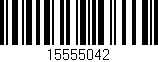 Código de barras (EAN, GTIN, SKU, ISBN): '15555042'