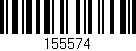 Código de barras (EAN, GTIN, SKU, ISBN): '155574'