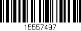 Código de barras (EAN, GTIN, SKU, ISBN): '15557497'