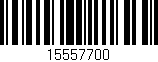 Código de barras (EAN, GTIN, SKU, ISBN): '15557700'