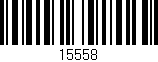 Código de barras (EAN, GTIN, SKU, ISBN): '15558'