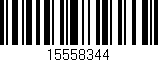 Código de barras (EAN, GTIN, SKU, ISBN): '15558344'