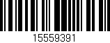 Código de barras (EAN, GTIN, SKU, ISBN): '15559391'