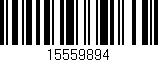 Código de barras (EAN, GTIN, SKU, ISBN): '15559894'
