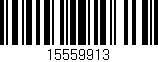 Código de barras (EAN, GTIN, SKU, ISBN): '15559913'
