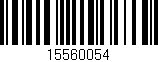 Código de barras (EAN, GTIN, SKU, ISBN): '15560054'