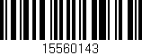 Código de barras (EAN, GTIN, SKU, ISBN): '15560143'