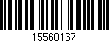 Código de barras (EAN, GTIN, SKU, ISBN): '15560167'