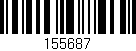 Código de barras (EAN, GTIN, SKU, ISBN): '155687'