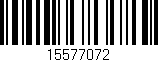 Código de barras (EAN, GTIN, SKU, ISBN): '15577072'