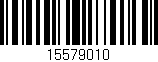Código de barras (EAN, GTIN, SKU, ISBN): '15579010'
