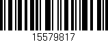Código de barras (EAN, GTIN, SKU, ISBN): '15579817'