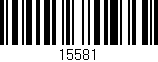 Código de barras (EAN, GTIN, SKU, ISBN): '15581'
