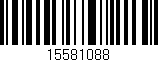 Código de barras (EAN, GTIN, SKU, ISBN): '15581088'
