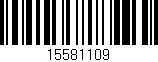 Código de barras (EAN, GTIN, SKU, ISBN): '15581109'