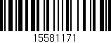Código de barras (EAN, GTIN, SKU, ISBN): '15581171'