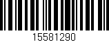 Código de barras (EAN, GTIN, SKU, ISBN): '15581290'