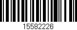 Código de barras (EAN, GTIN, SKU, ISBN): '15582226'