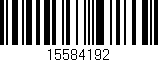 Código de barras (EAN, GTIN, SKU, ISBN): '15584192'