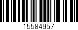 Código de barras (EAN, GTIN, SKU, ISBN): '15584957'