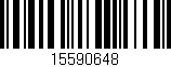Código de barras (EAN, GTIN, SKU, ISBN): '15590648'
