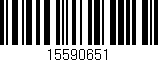 Código de barras (EAN, GTIN, SKU, ISBN): '15590651'
