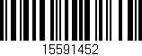 Código de barras (EAN, GTIN, SKU, ISBN): '15591452'