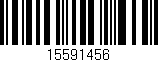 Código de barras (EAN, GTIN, SKU, ISBN): '15591456'