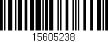Código de barras (EAN, GTIN, SKU, ISBN): '15605238'