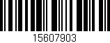 Código de barras (EAN, GTIN, SKU, ISBN): '15607903'