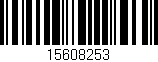 Código de barras (EAN, GTIN, SKU, ISBN): '15608253'