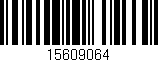 Código de barras (EAN, GTIN, SKU, ISBN): '15609064'