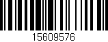 Código de barras (EAN, GTIN, SKU, ISBN): '15609576'