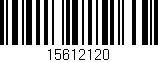 Código de barras (EAN, GTIN, SKU, ISBN): '15612120'