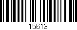 Código de barras (EAN, GTIN, SKU, ISBN): '15613'