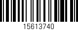 Código de barras (EAN, GTIN, SKU, ISBN): '15613740'