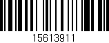 Código de barras (EAN, GTIN, SKU, ISBN): '15613911'