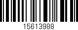 Código de barras (EAN, GTIN, SKU, ISBN): '15613988'