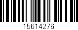 Código de barras (EAN, GTIN, SKU, ISBN): '15614276'