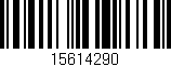 Código de barras (EAN, GTIN, SKU, ISBN): '15614290'