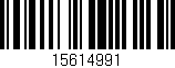 Código de barras (EAN, GTIN, SKU, ISBN): '15614991'