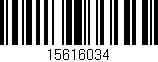 Código de barras (EAN, GTIN, SKU, ISBN): '15616034'