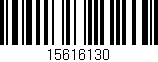 Código de barras (EAN, GTIN, SKU, ISBN): '15616130'