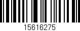 Código de barras (EAN, GTIN, SKU, ISBN): '15616275'