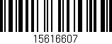 Código de barras (EAN, GTIN, SKU, ISBN): '15616607'