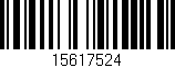 Código de barras (EAN, GTIN, SKU, ISBN): '15617524'