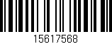 Código de barras (EAN, GTIN, SKU, ISBN): '15617568'